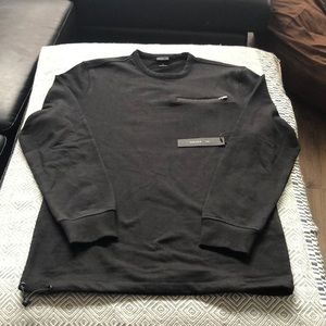 Black long sleeve Henley